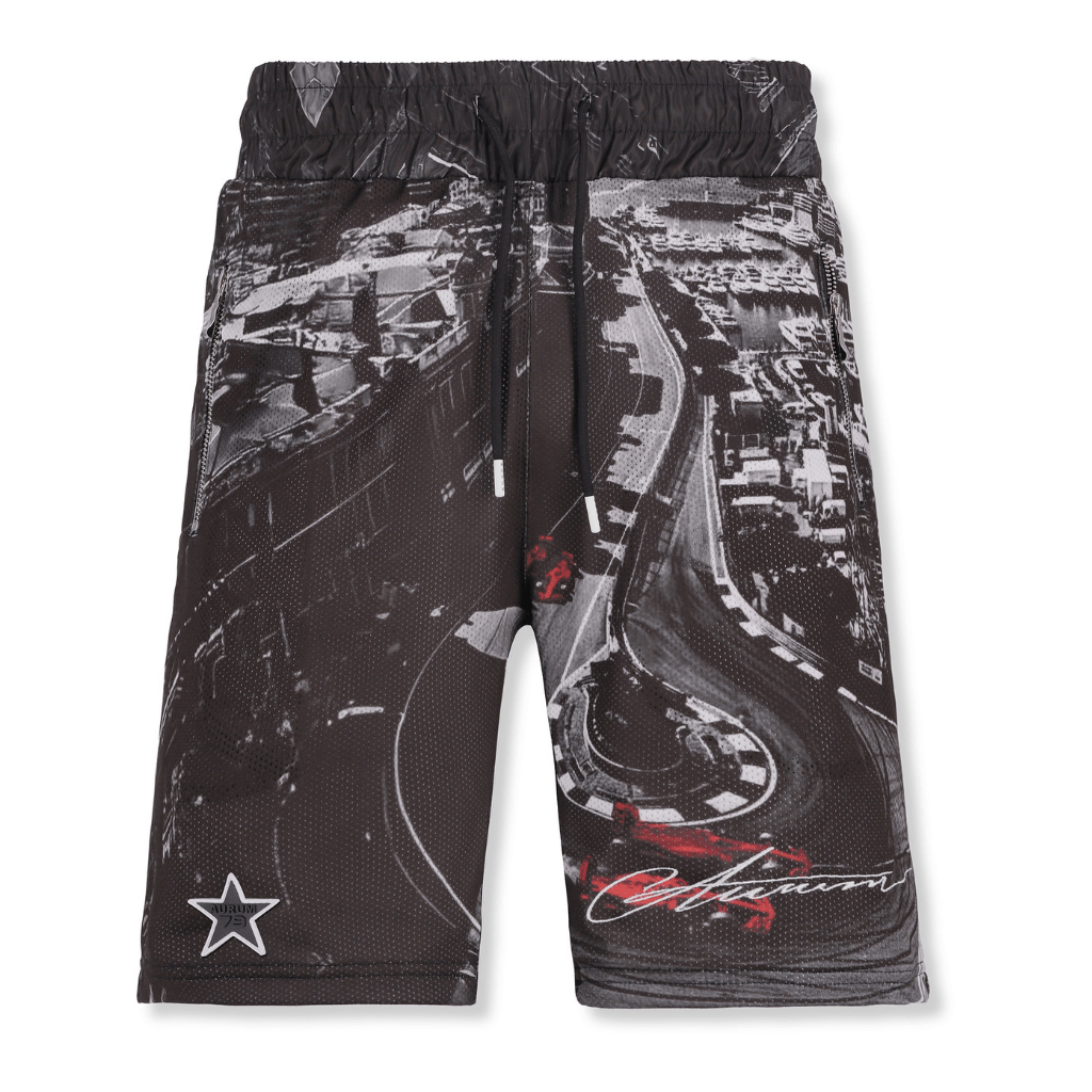 AURUM STARS II F1 SHORTS LOOSE FIT NEGROS