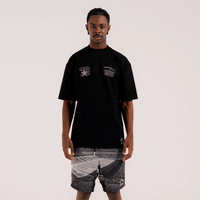 AURUM STARS I BLACK AURA CAMISETA OVERSIZE NEGRA