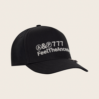 AP CROWN SIGNAL GORRA AJUSTABLE ASHEN ALL OVER NEGRO