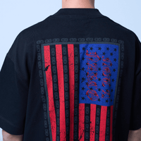 SINNERS AMERICAN HORROR CAMISETA BOXY NEGRA