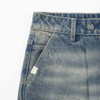 TRUE LOUNGE PRINTED DENIM JEAN PANTALON AZUL