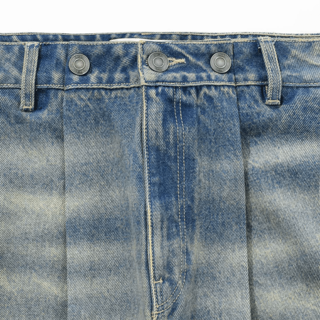 TRUE LOUNGE PRINTED DENIM JEAN PANTALON AZUL