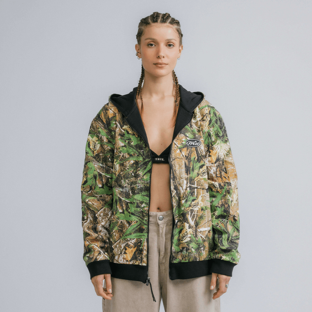 TRUE 420 SELF GROWTH BUZO DE CIERRE CAMUFLADO