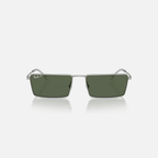 GAFAS RAYBAN EMY BIO-BASED LENTE VERDE OSCURO MARCO PLATA