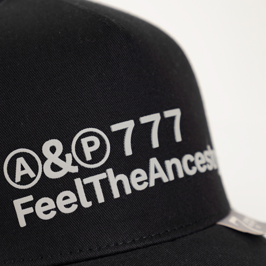 AP CROWN SIGNAL GORRA AJUSTABLE ASHEN ALL OVER NEGRO