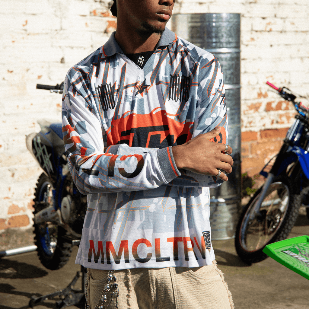 CULTUREWISE TWO STROKE SAINTS JERSEY MOTOCROSS NARANJA