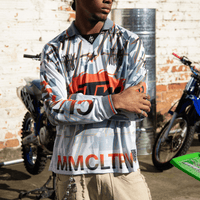 CULTUREWISE TWO STROKE SAINTS JERSEY MOTOCROSS NARANJA