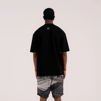 AURUM STARS I BLACK AURA CAMISETA OVERSIZE NEGRA