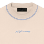 AURUM RACING STARS CAMISETA SIGNATURE BLUE SEAMS BEIGE