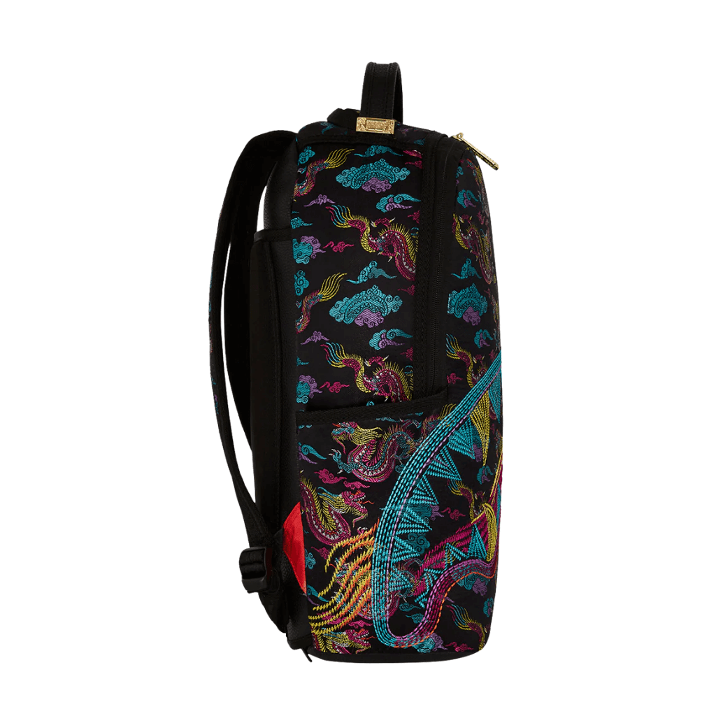 MORRAL SPRAYGROUND EMBROIDERED DRAGONS DLX BACKPACK