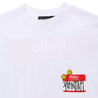 SINNERS P*RNSTAR CAMISETA OVERSIZED BLANCA