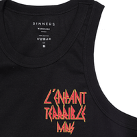 SINNERS ENFANT TERRIBLE TANK TOP HOMBRE NEGRO