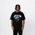 CREEP BRAND CHROME PANTERA CAMISETA NEGRA