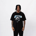 CREEP BRAND CHROME PANTERA CAMISETA NEGRA