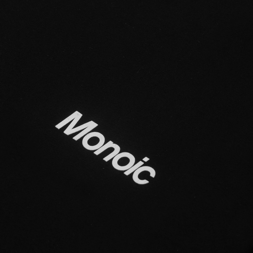MONOIC TIMELESS V2 CAMISETA LOGO OVERSIZED NEGRA