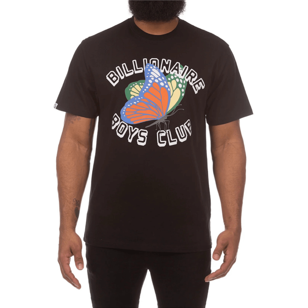 BILLIONAIRE BOYS CLUB MONARCH CAMISETA NEGRA