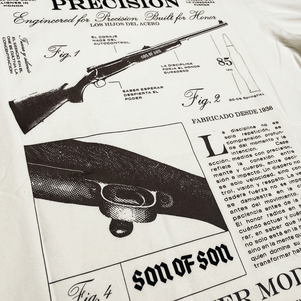 SON OF SON DALLAS TEXAS WINCHESTER CAMISETA OVERSIZED BEIGE