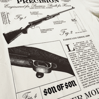 SON OF SON DALLAS TEXAS WINCHESTER CAMISETA OVERSIZED BEIGE