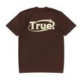 TRUE EVERYDAY LOGO CAMISETA CAFE