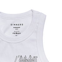 SINNERS ENFANT TERRIBLE TANK TOP HOMBRE BLANCO