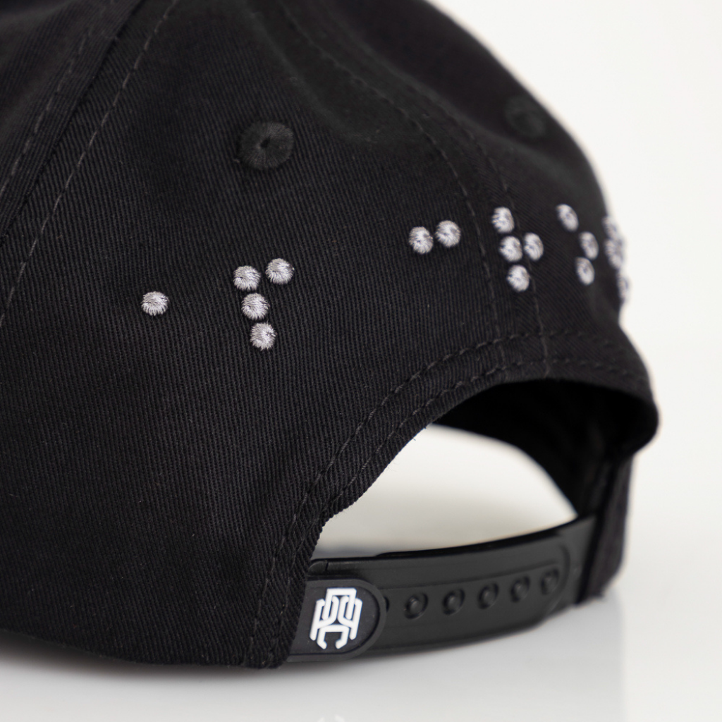 AP CROWN SIGNAL GORRA AJUSTABLE ASHEN ALL OVER NEGRO