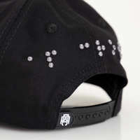 AP CROWN SIGNAL GORRA AJUSTABLE ASHEN ALL OVER NEGRO