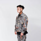 CREEP BRAND RELIQUIES CHAQUETA DENIM ESTAMPADA