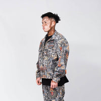 CREEP BRAND RELIQUIES CHAQUETA DENIM ESTAMPADA