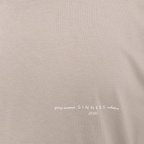 SINNERS GARMENTS CAMISETA REGULAR BEIGE