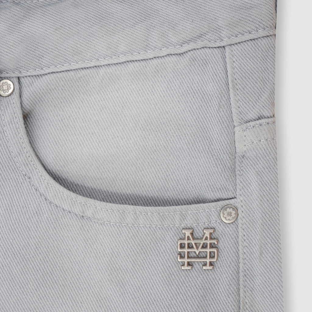 MONOIC TUTTO BENE I FLARED JEANS GRIS CLARO DESGASTADO