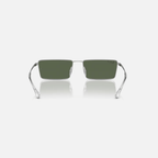 GAFAS RAYBAN EMY BIO-BASED LENTE VERDE OSCURO MARCO PLATA