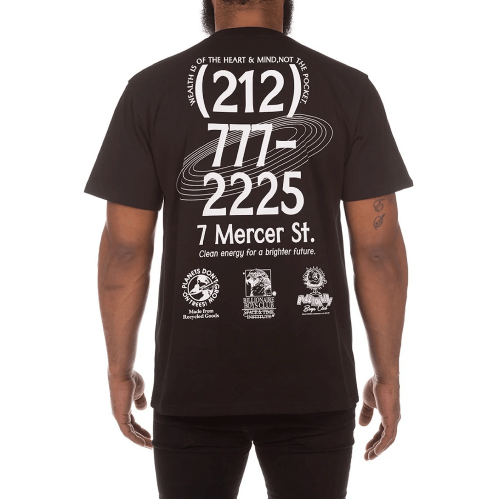 BILLIONAIRE BOYS CLUB MONARCH CAMISETA NEGRA