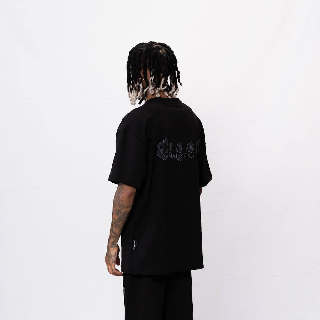 CREEP BRAND CHROME PANTERA CAMISETA NEGRA