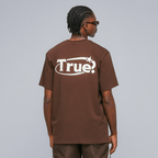 TRUE EVERYDAY LOGO CAMISETA CAFE