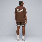 TRUE EVERYDAY LOGO CAMISETA CAFE