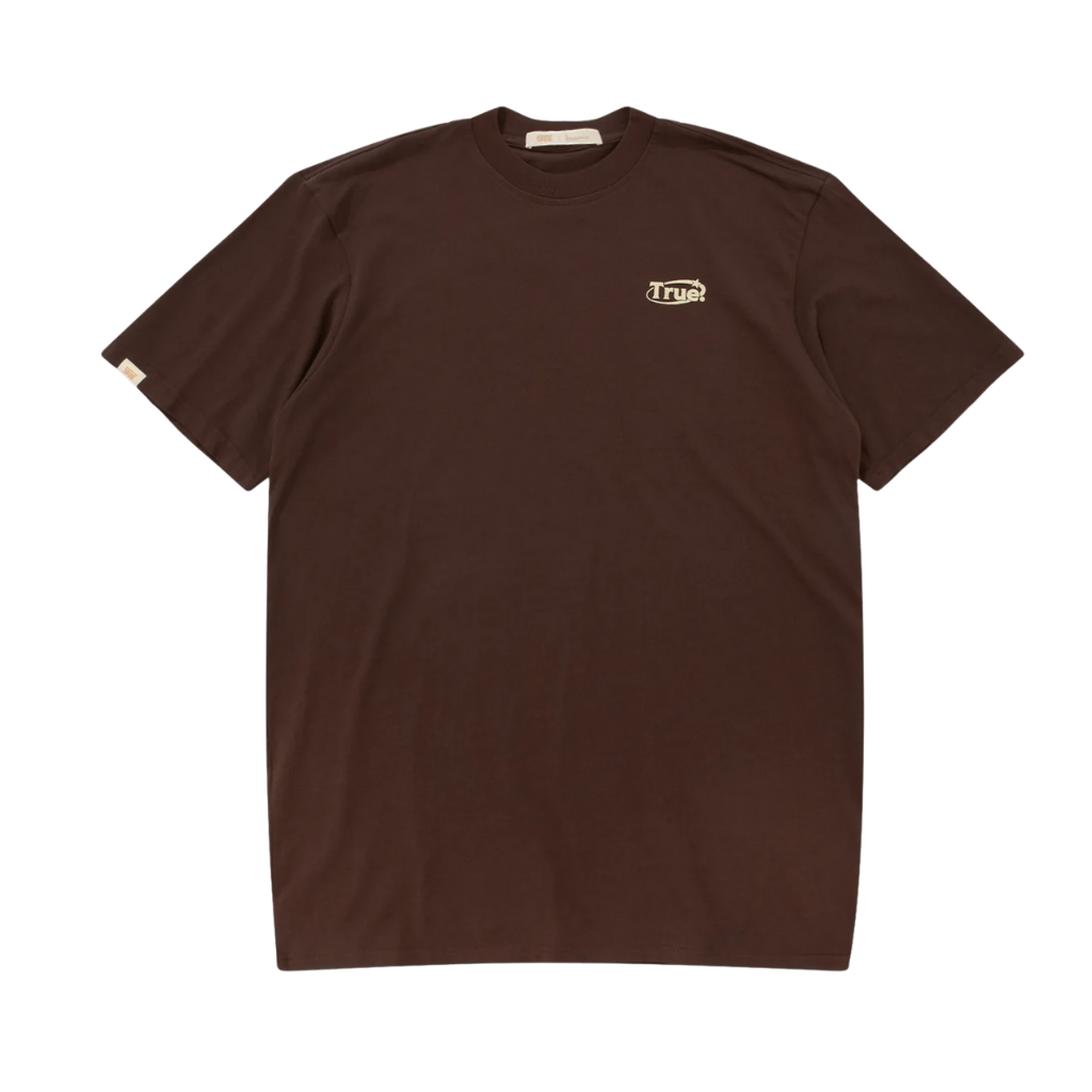 TRUE EVERYDAY LOGO CAMISETA CAFE