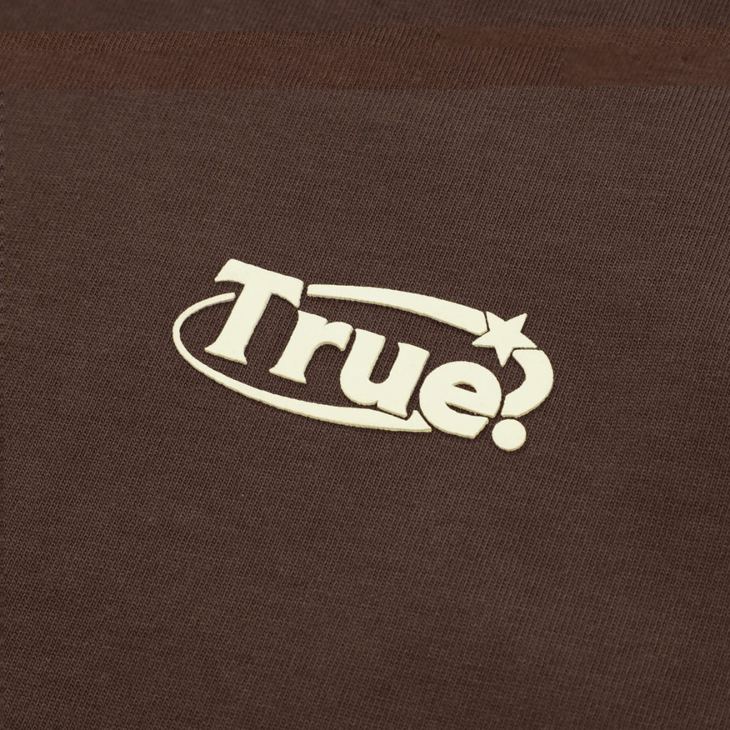 TRUE EVERYDAY LOGO CAMISETA CAFE