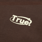 TRUE EVERYDAY LOGO CAMISETA CAFE