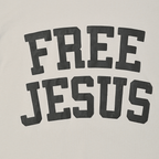 SINNERS FREE JESUS CAMISETA OVERSIZE BEIGE