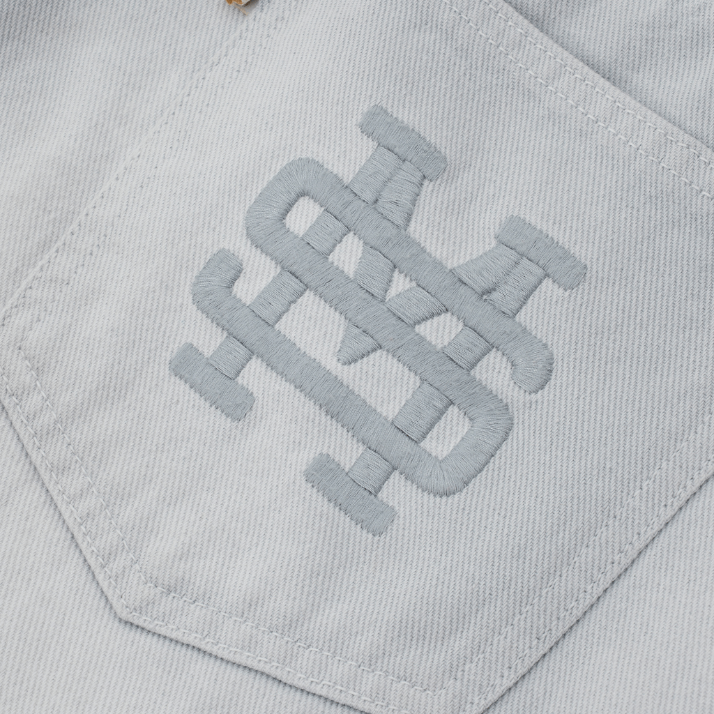 MONOIC TUTTO BENE I FLARED JEANS GRIS CLARO DESGASTADO