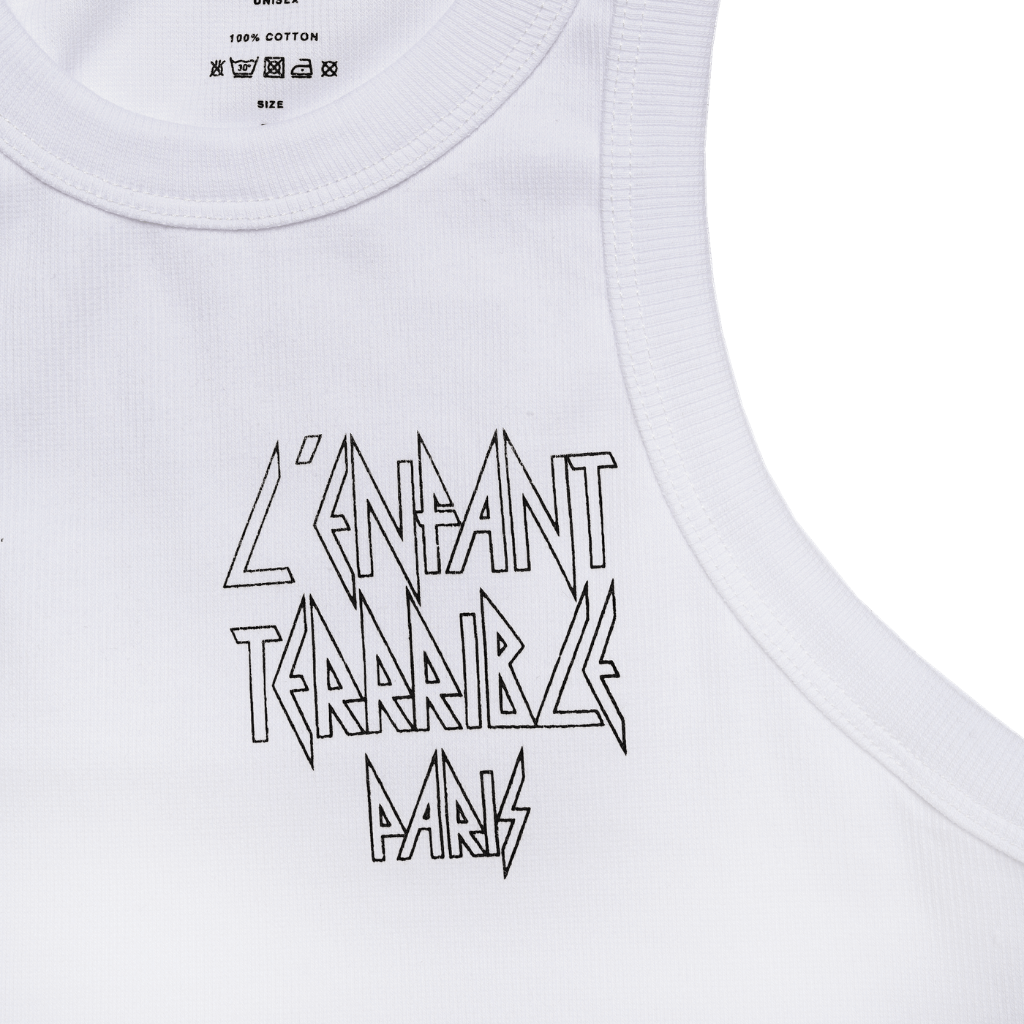 SINNERS ENFANT TERRIBLE TANK TOP HOMBRE BLANCO