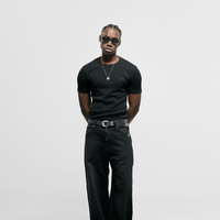 MONOIC TUTTO BENE 2 CAMISETA MUSCLE FIT NEGRO OSCURO