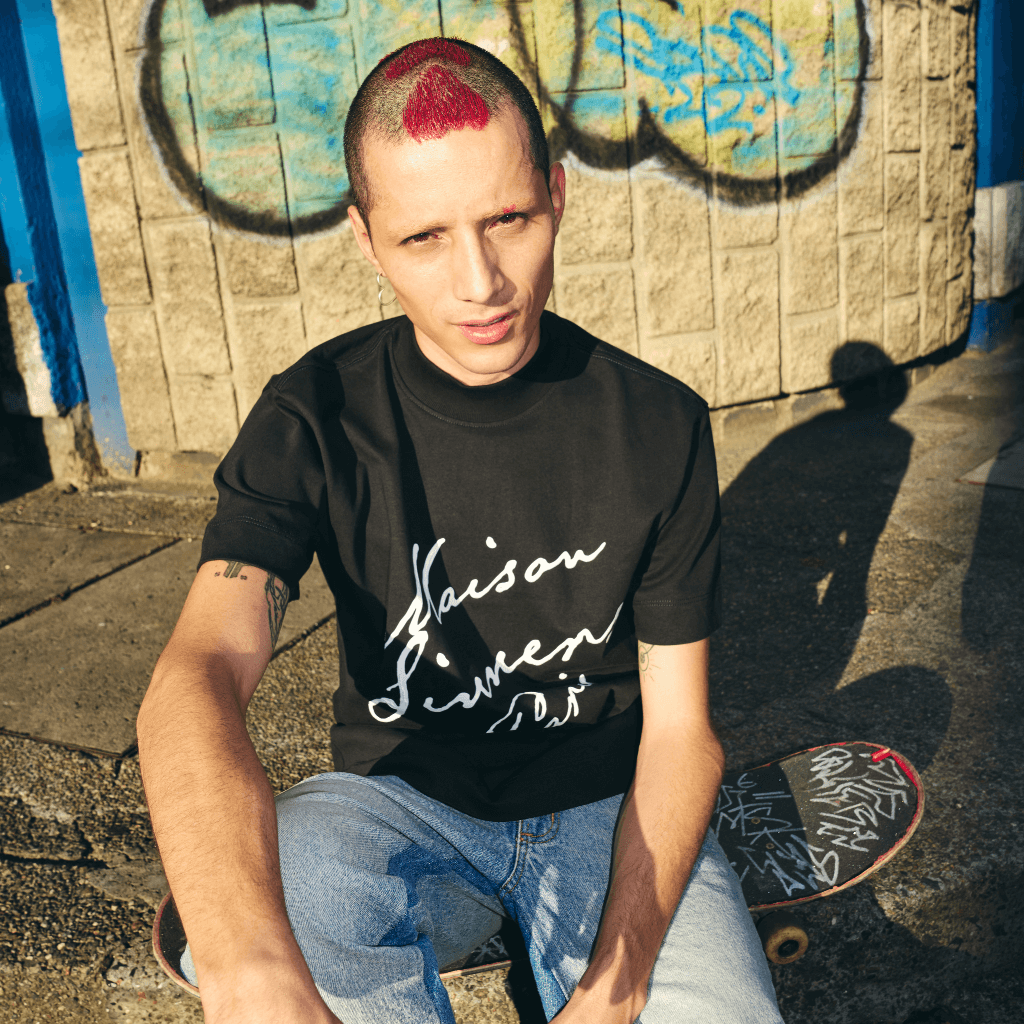 SINNERS MAISON SINNERS CAMISETA REGULAR NEGRA