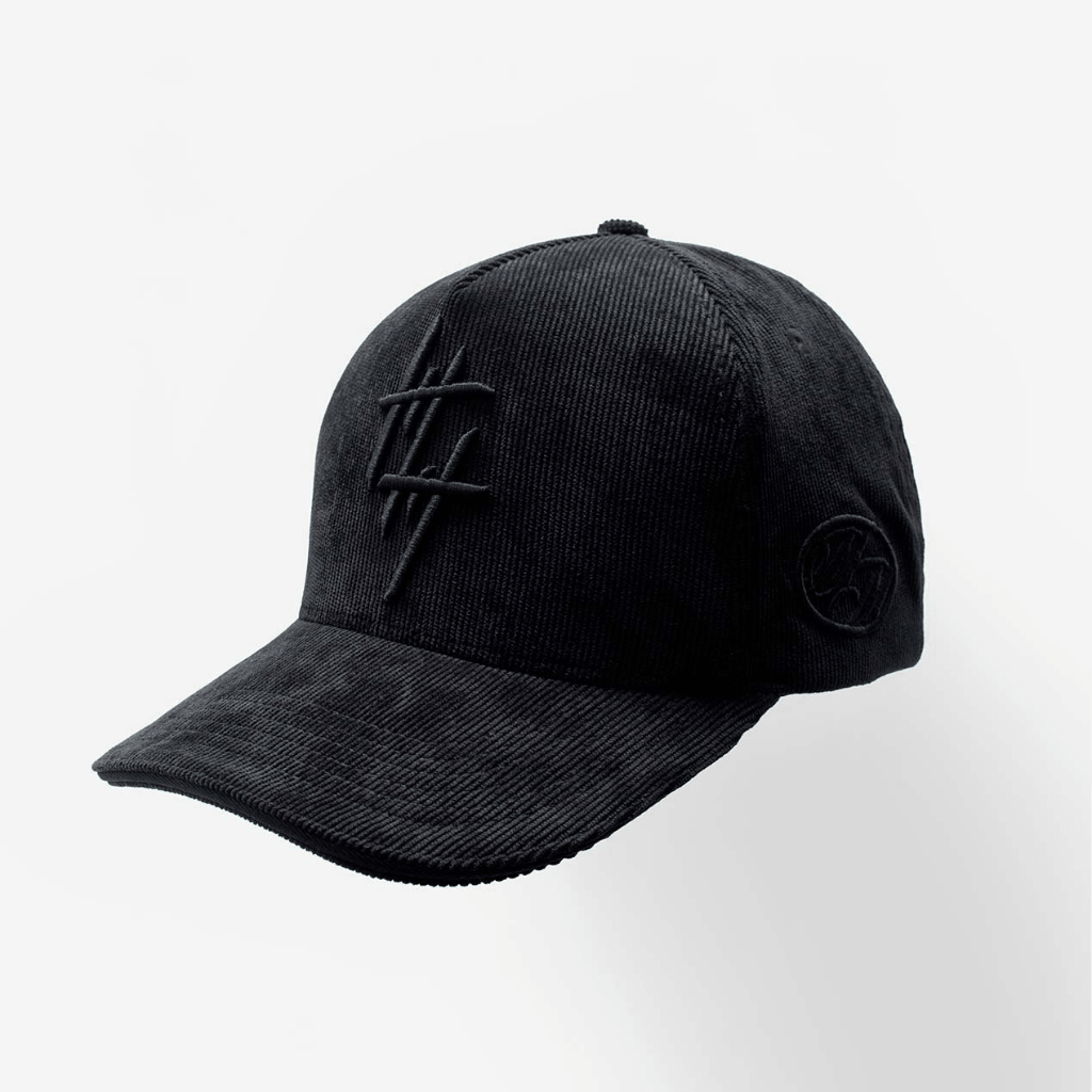 CULTURE WISE KONBINI GORRA AJUSTABLE NEGRA CORDUROY CLASSIC
