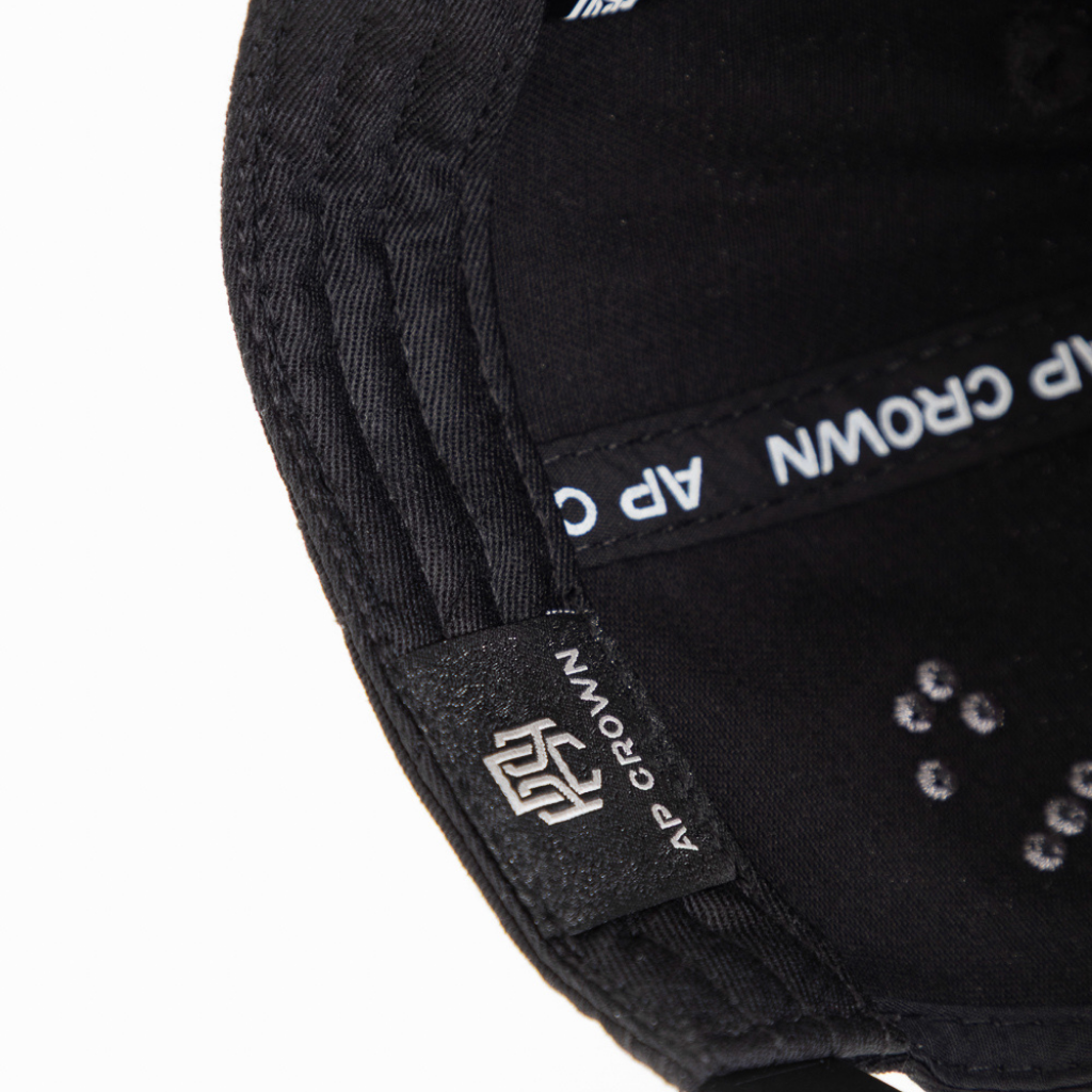 AP CROWN SIGNAL GORRA AJUSTABLE ASHEN ALL OVER NEGRO