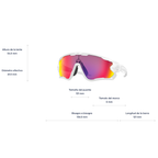 GAFAS OAKLEY JAWBREAKER BLANCAS LENTE ROJO PRIZM