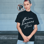 SINNERS MAISON SINNERS CAMISETA REGULAR NEGRA