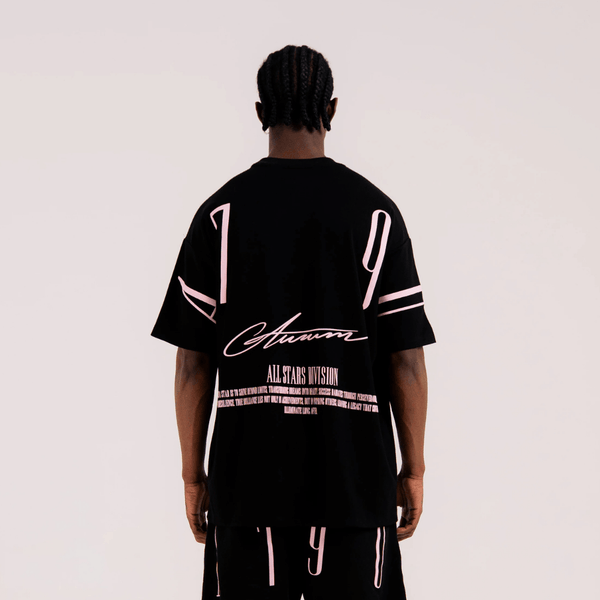 AURUM STARS I BLACK STARDUST CAMISETA OVERSIZE NEGRA