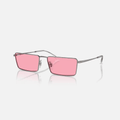 GAFAS RAYBAN EMY BIO-BASED LENTE ROSA MARCO GRIS