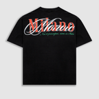 MONOIC TUTTO BENE 2 CAMISETA BOXY FIT MILANO NEGRO OSCURO